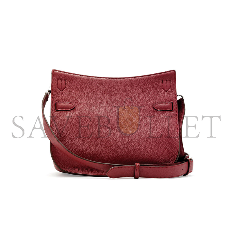 H**mes a bois de rose leather jypsiere bag (28*22*12cm)